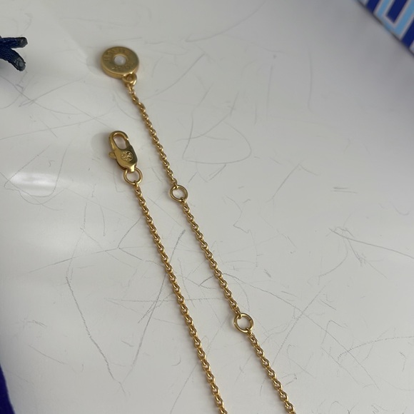 Tory Burch Emerald Green Medallion Necklace - Picture 8 of 11